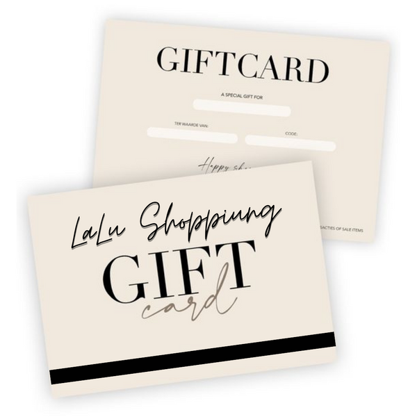 Giftcard by : LALU SHOP ONLINE